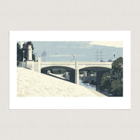 LA River and Hyperion Bridge